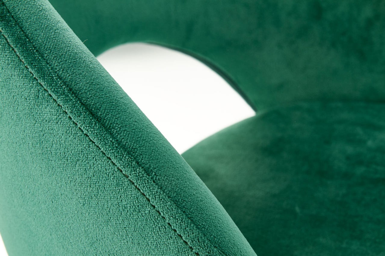 Scaun de bar H96 velvet verde - 5 | YEO