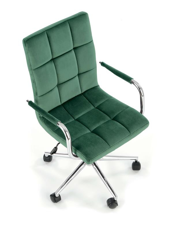 Scaun de birou Gonzo 4 Velvet Verde – H105 cm - 2 | YEO