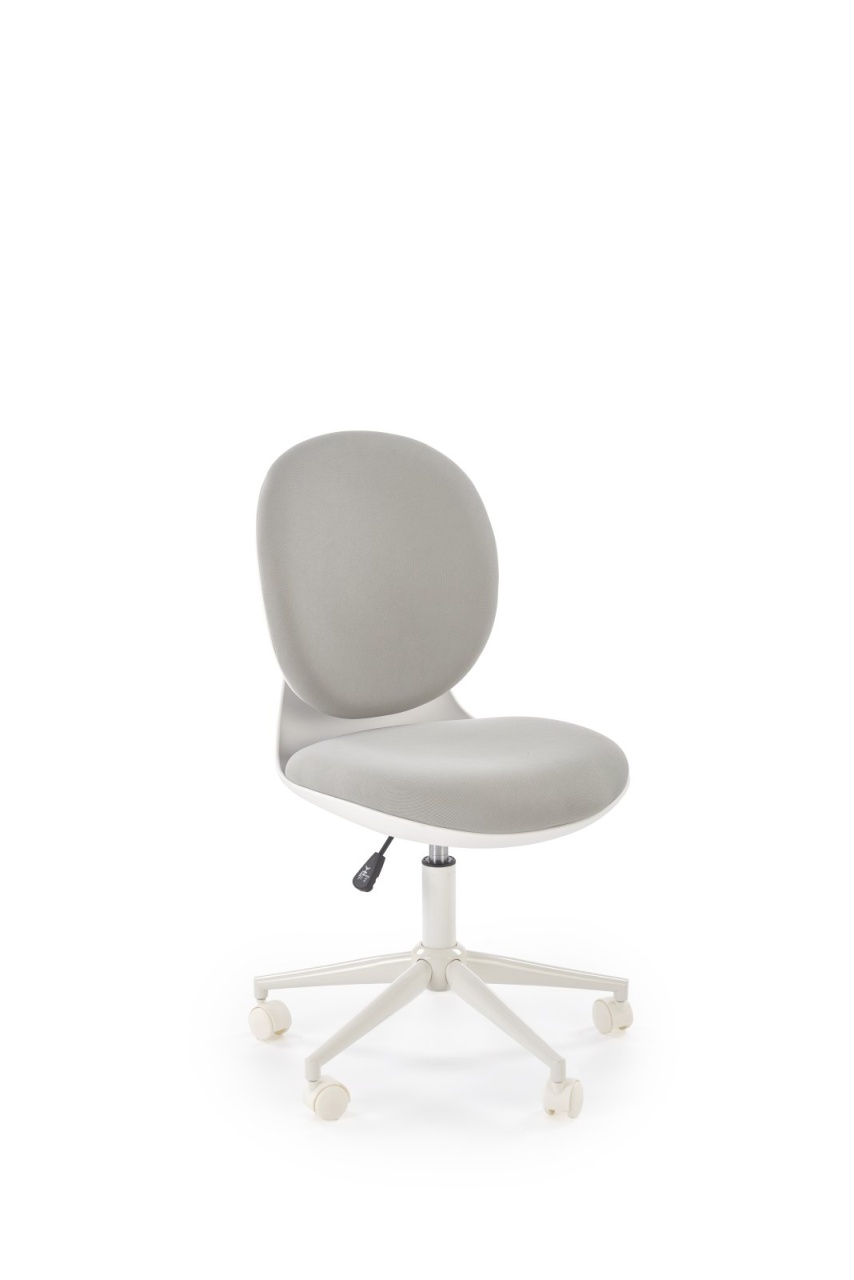 Scaun de birou Orion 2 gri deschis/alb H99 cm