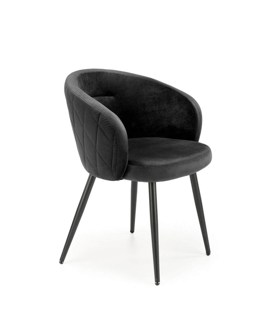 Scaun K430 velvet negru