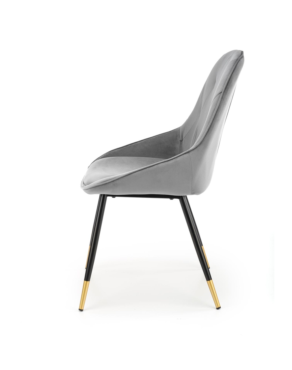 Poze Scaun K437 Velvet Gri – l49 x A55 x h88 cm homewish.ro