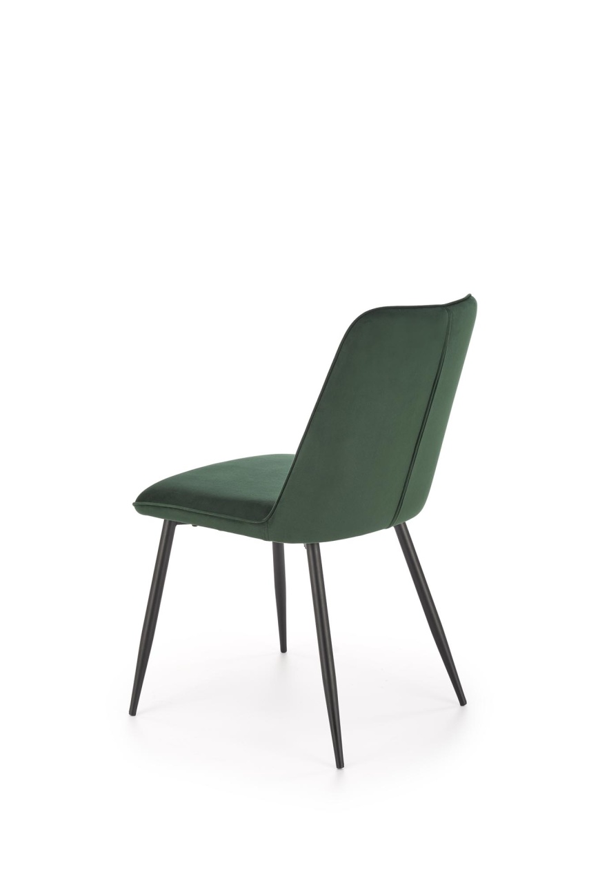 Scaun K539 velvet verde inchis H84 cm - 4 | YEO