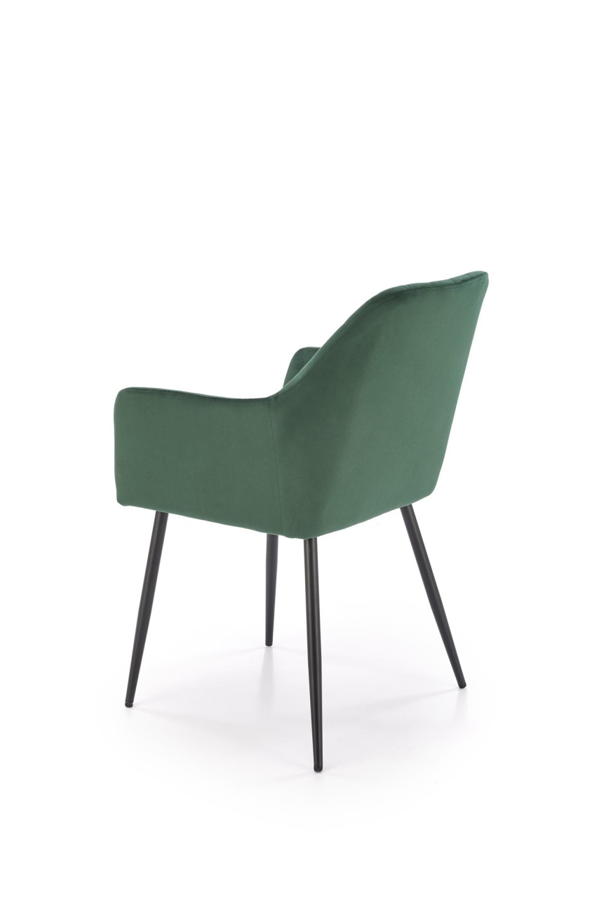 Scaun K558 velvet verde inchis - 5 | YEO