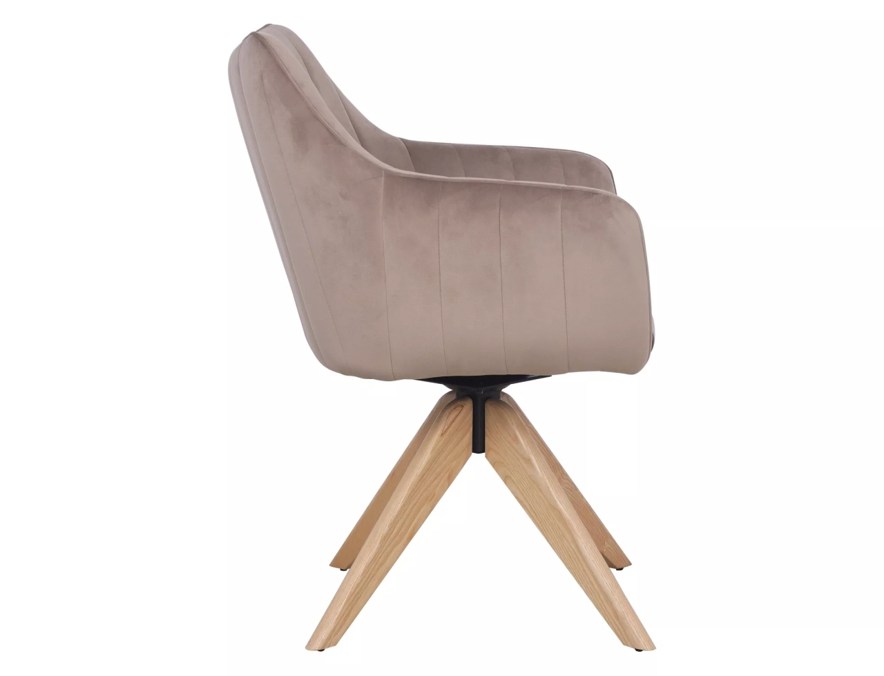Scaun rotativ Azalia D velvet bej inchis Blu40 - 3 | YEO