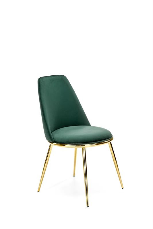 Scaun tapitat K460 – Verde/Gold