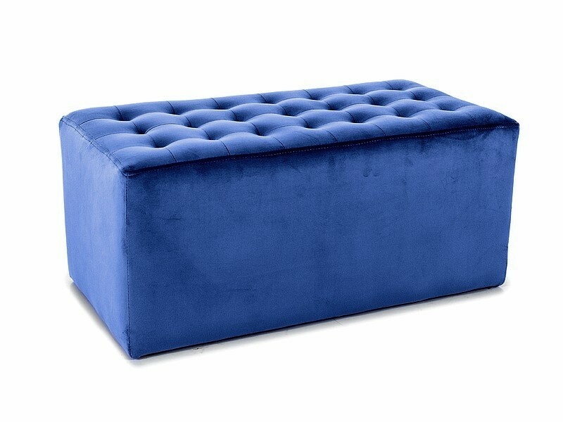 Taburet Lori 2 velvet bleumarin Blu86