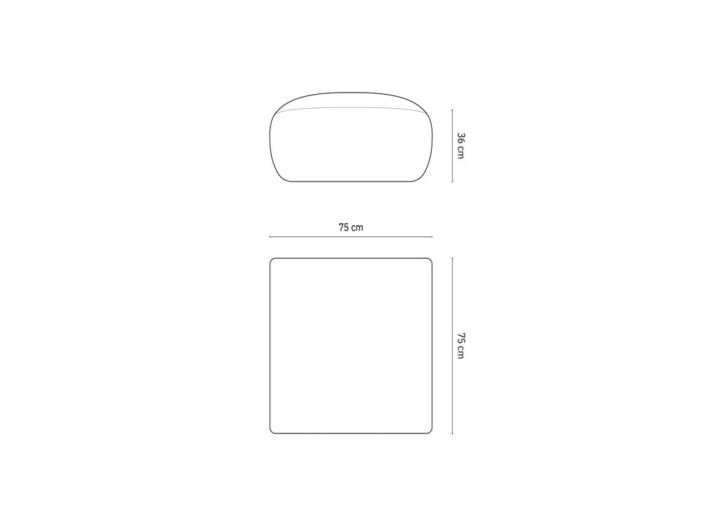 Taburet Nolio chenille - 3 | YEO