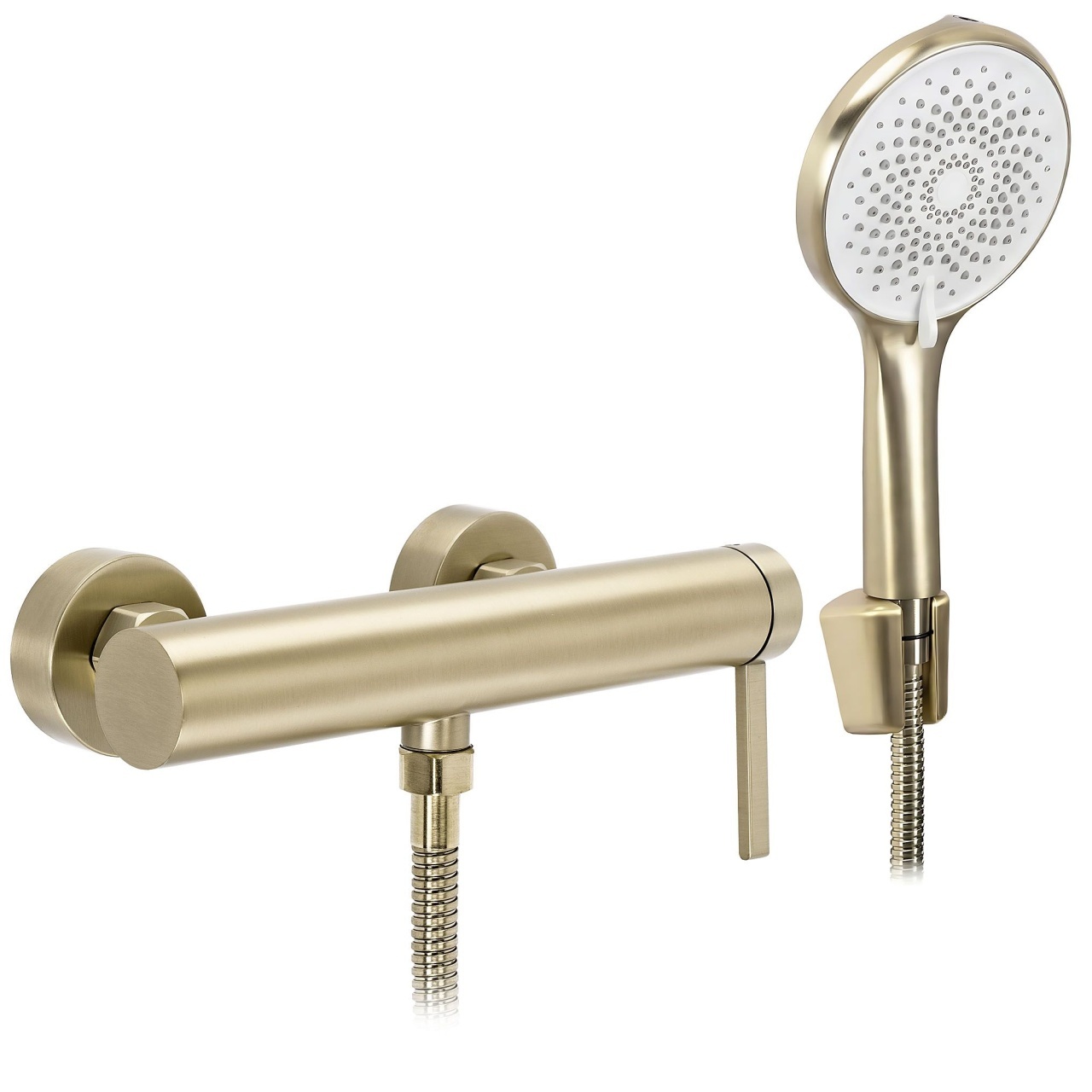 Baterie de duș REA Rivo Brush Gold