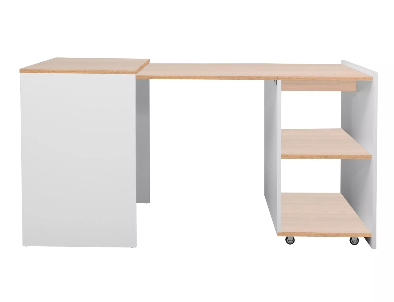 Birou Duo stejar/alb - 1 | YEO