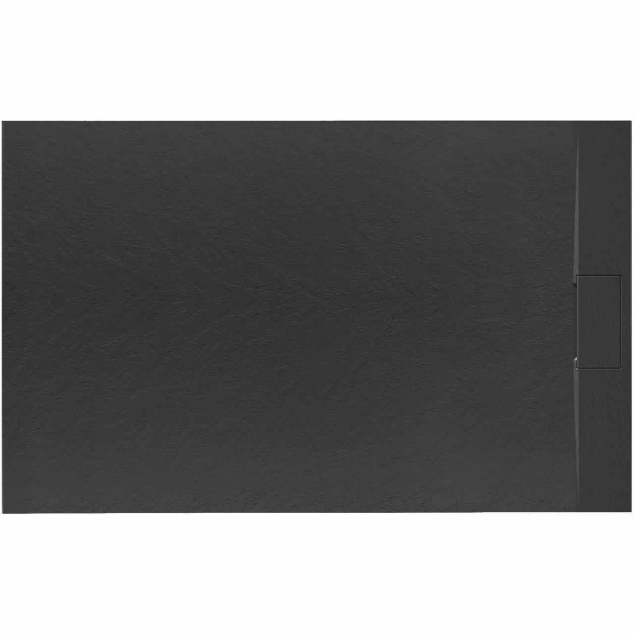 Cadita pentru dus Bazalt Black 80x100