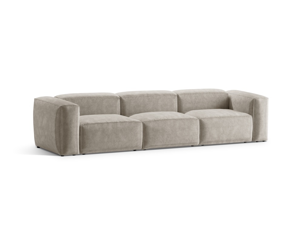 Canapea 4 locuri Bergamo velur reiat L364 cm - 1 | YEO