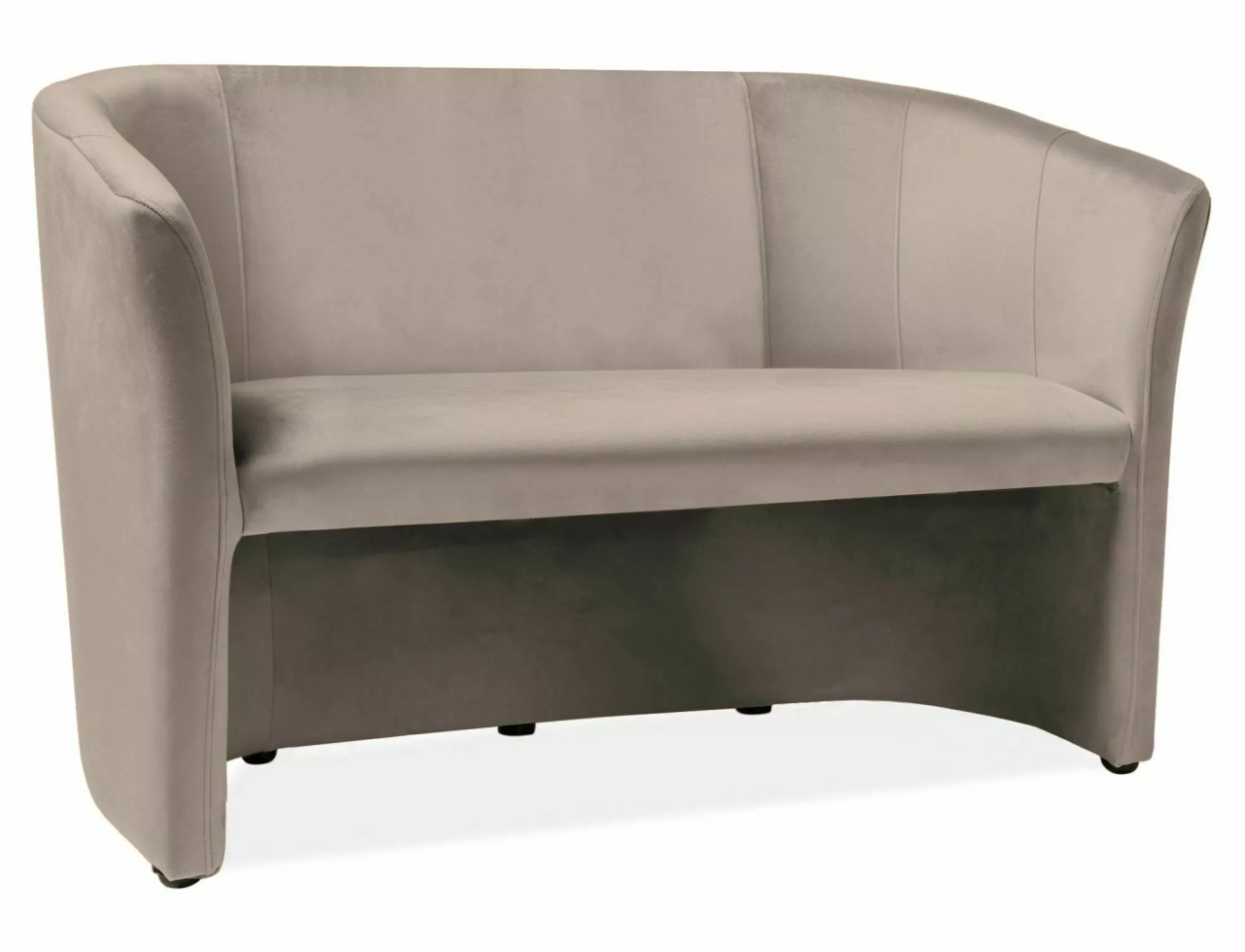 Canapea TM-2 velvet bej închis/wenge Blu40