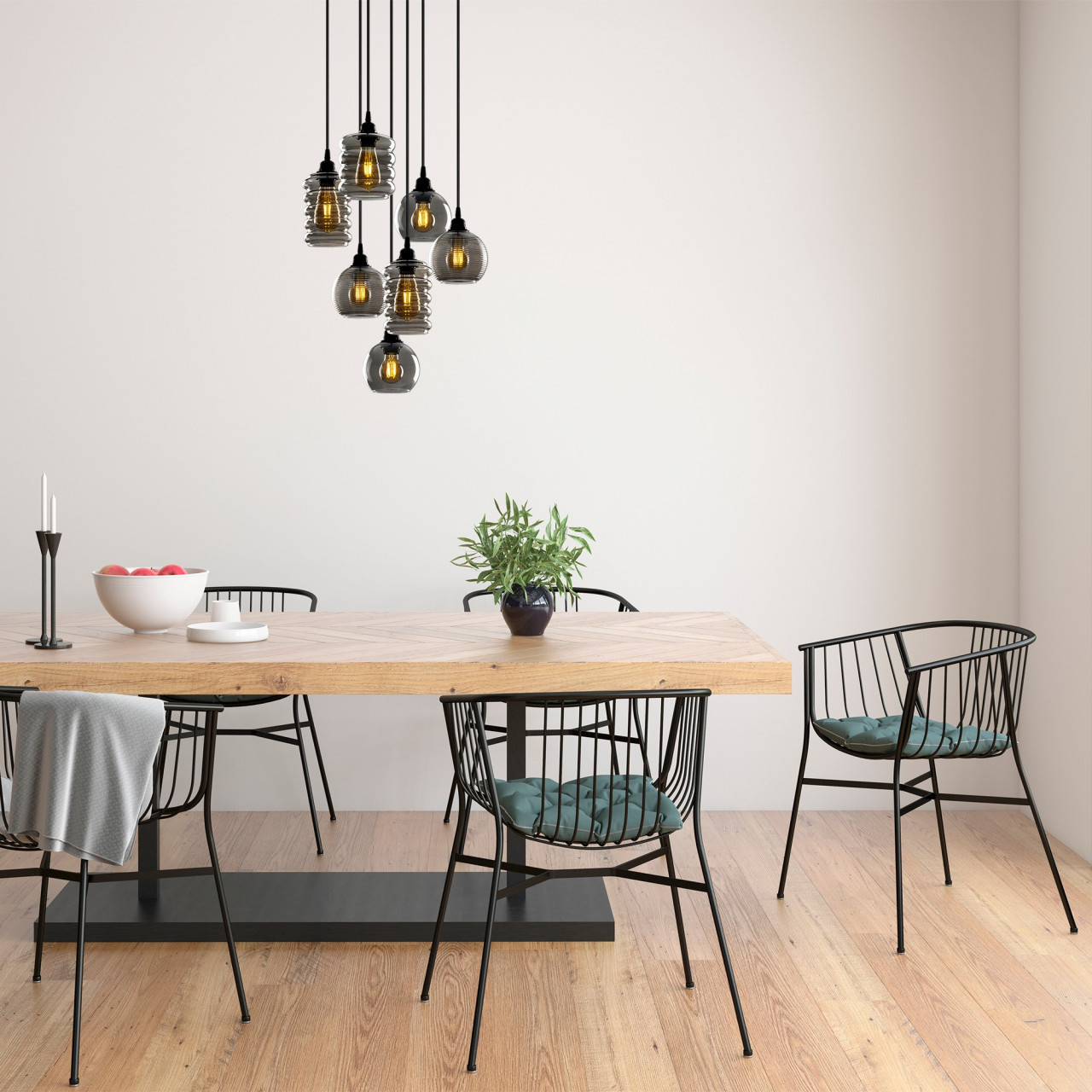 Candelabru Smoked - 081