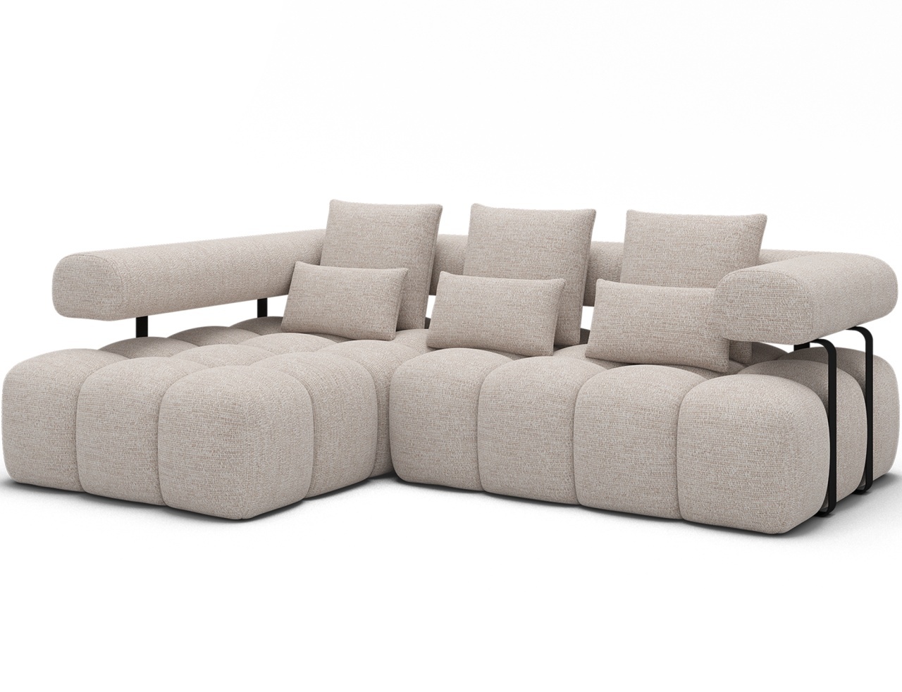Coltar cu reglaj electric Levvi pe stanga Bazalt 18 - 2 | YEO