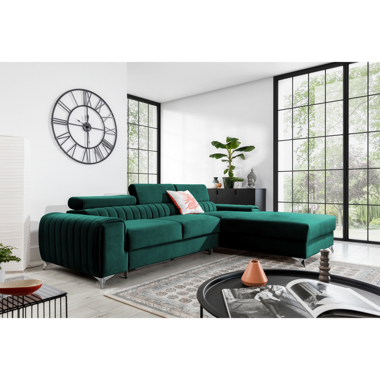Coltar extensibil Grayson pe dreapta Velvetmat 38 - 2 | YEO