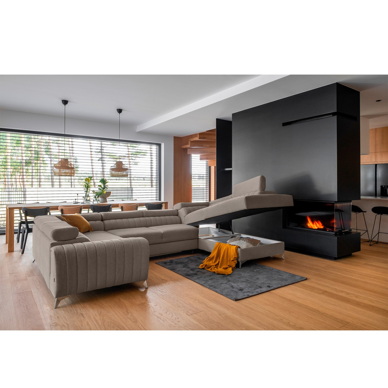 Coltar extensibil Louis pe dreapta Poco 7 - 4 | YEO