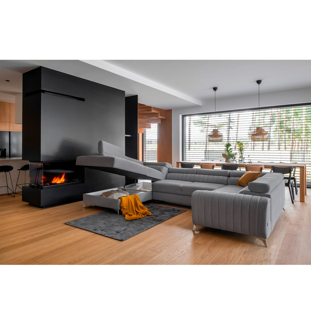 Coltar extensibil Louis pe stanga Poco 4 - 4 | YEO