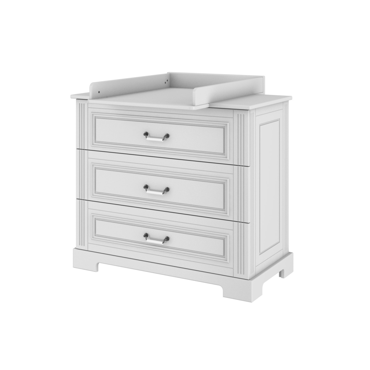 Comoda eleganta Ines alba L102 cm - 4 | YEO