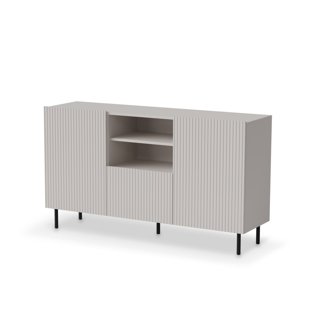 Comoda Paxos KM-1 casmir/negru L150 cm