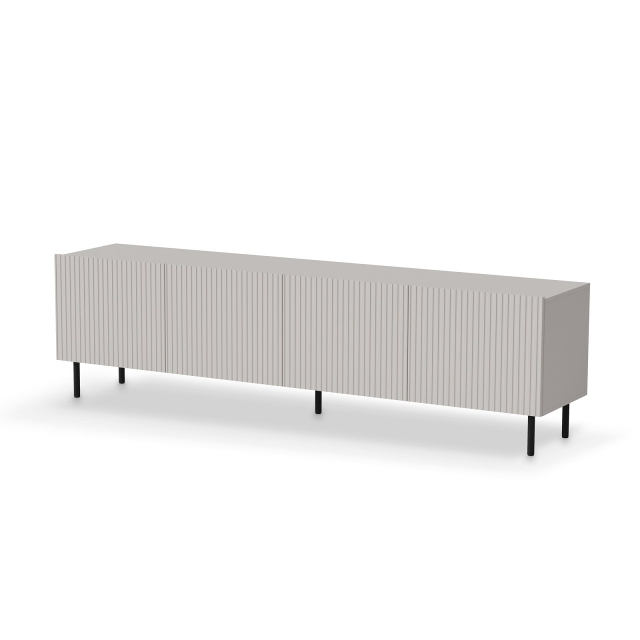 Comoda TV Paxos RTV-2 casmir/negru L200 cm