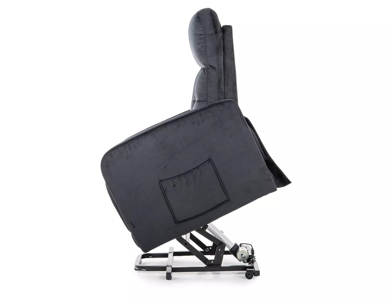 Fotoliu Otus II velvet negru Blu19 H100 cm - 1 | YEO