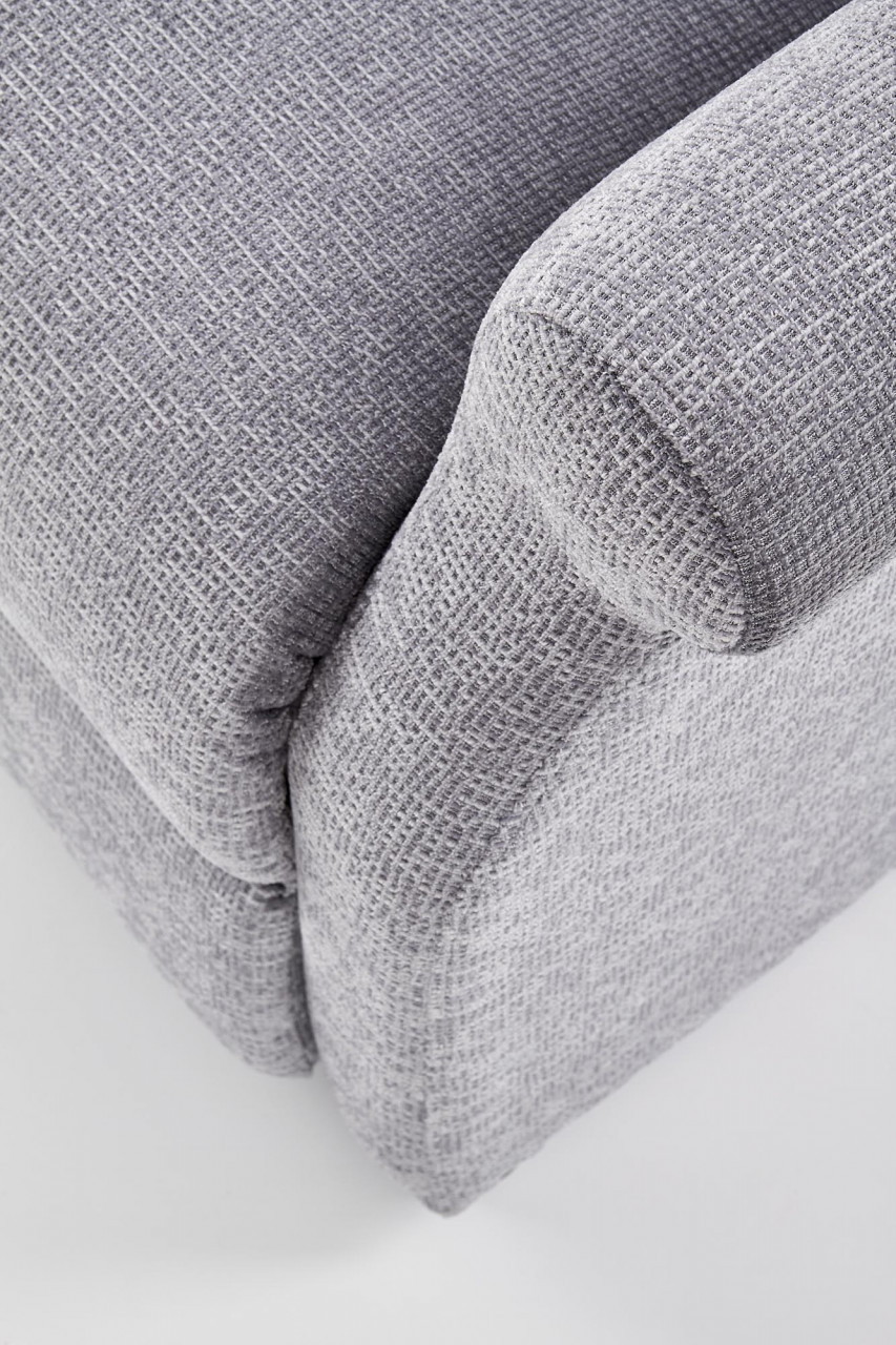 Poze Fotoliu recliner cu functie de masaj Agustin M stofa gri homewish.ro