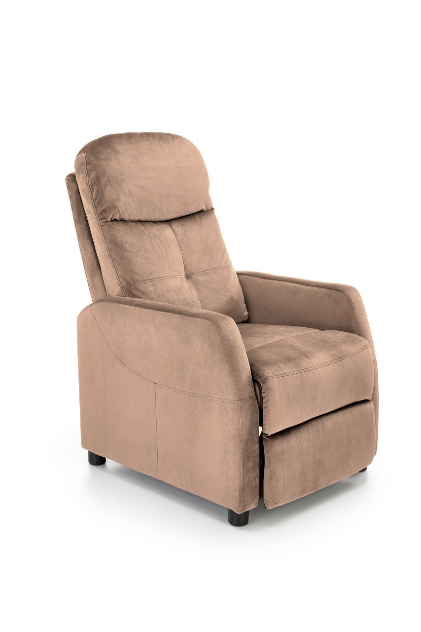 Fotoliu recliner Felipe 2 velvet bej H103 cm