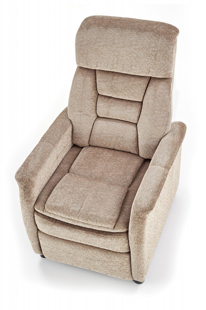 Fotoliu recliner Jordan stofa bej H106 cm - 2 | YEO