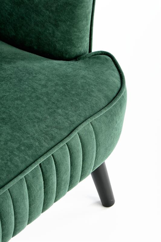 Fotoliu tapitat Delgado Velvet verde – H100 cm - 1 | YEO