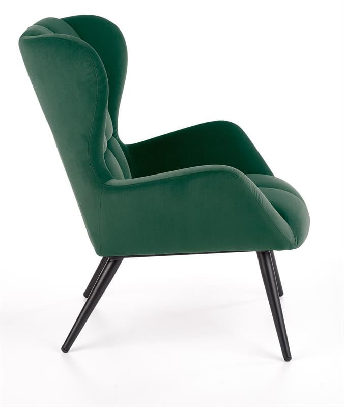 Fotoliu Tyrion velvet verde H91 cm - 3 | YEO