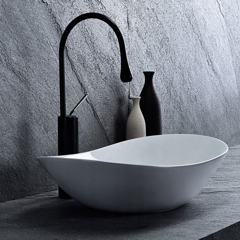 Lavoar Royal alb ceramica sanitara - 62 cm - 4 | YEO