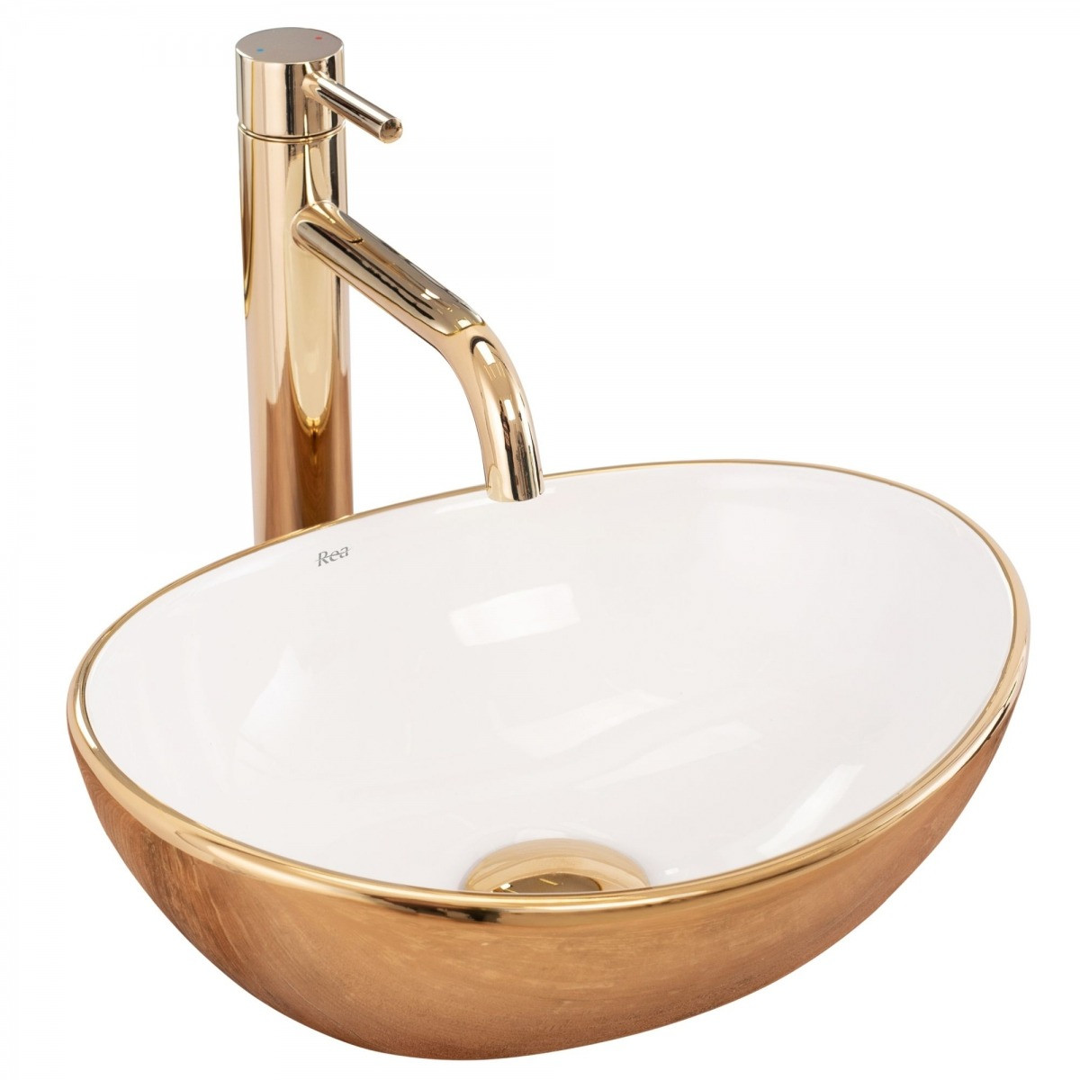 Lavoar Sofia Mini gold ceramica sanitara – 34 cm