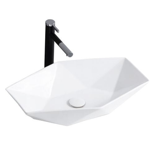 Lavoar Vegas alb ceramica sanitara - 57 cm