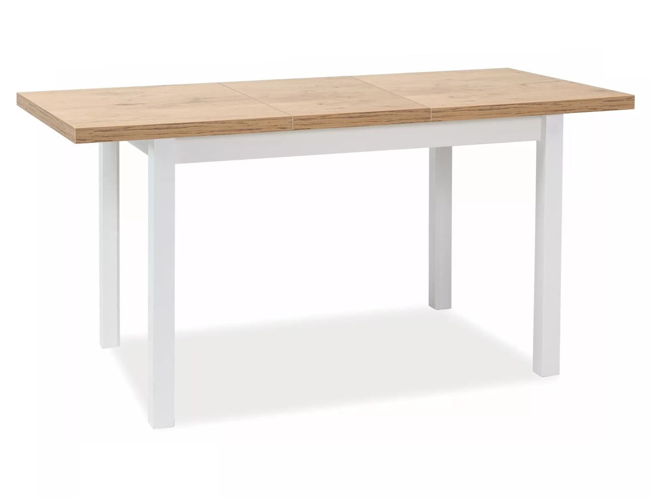 Masa extensibila Adam stejar lancelot/alb mat L90-125x65 cm