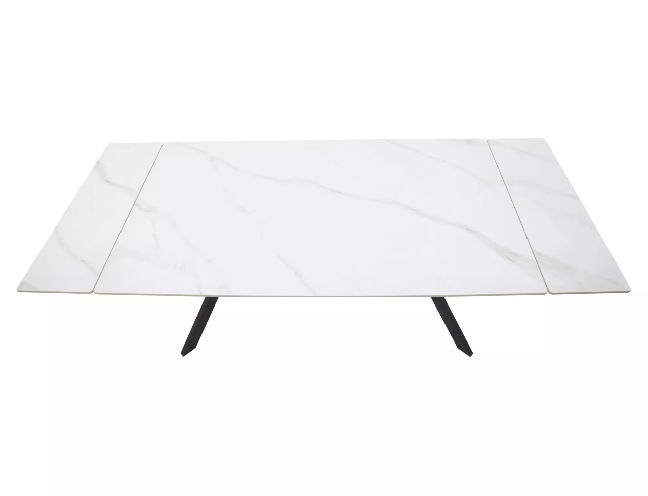 Masa extensibila Imperia alb/negru L180-240xl90 - 4 | YEO