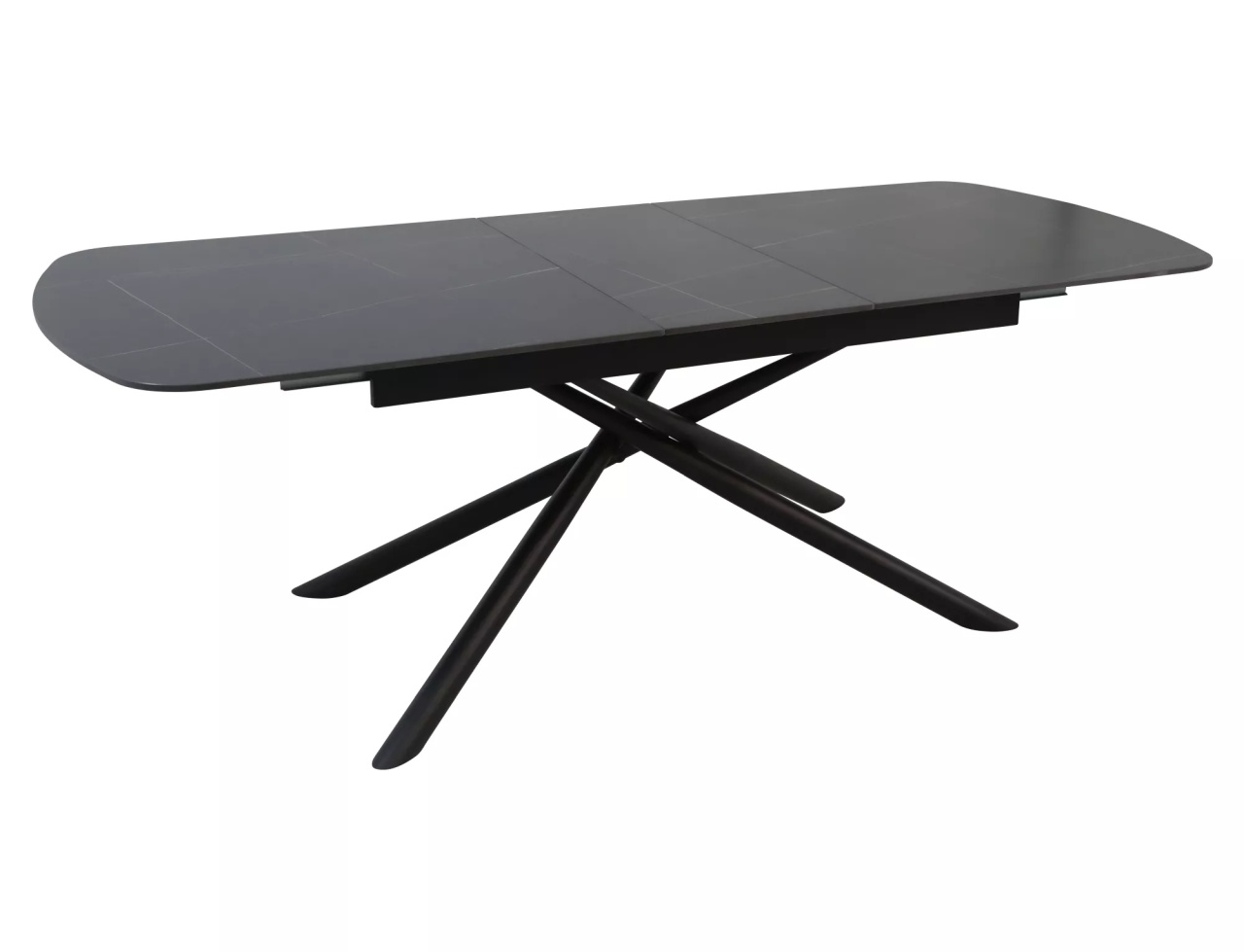 Masa extensibila Vector neagra L180(220)x90 cm