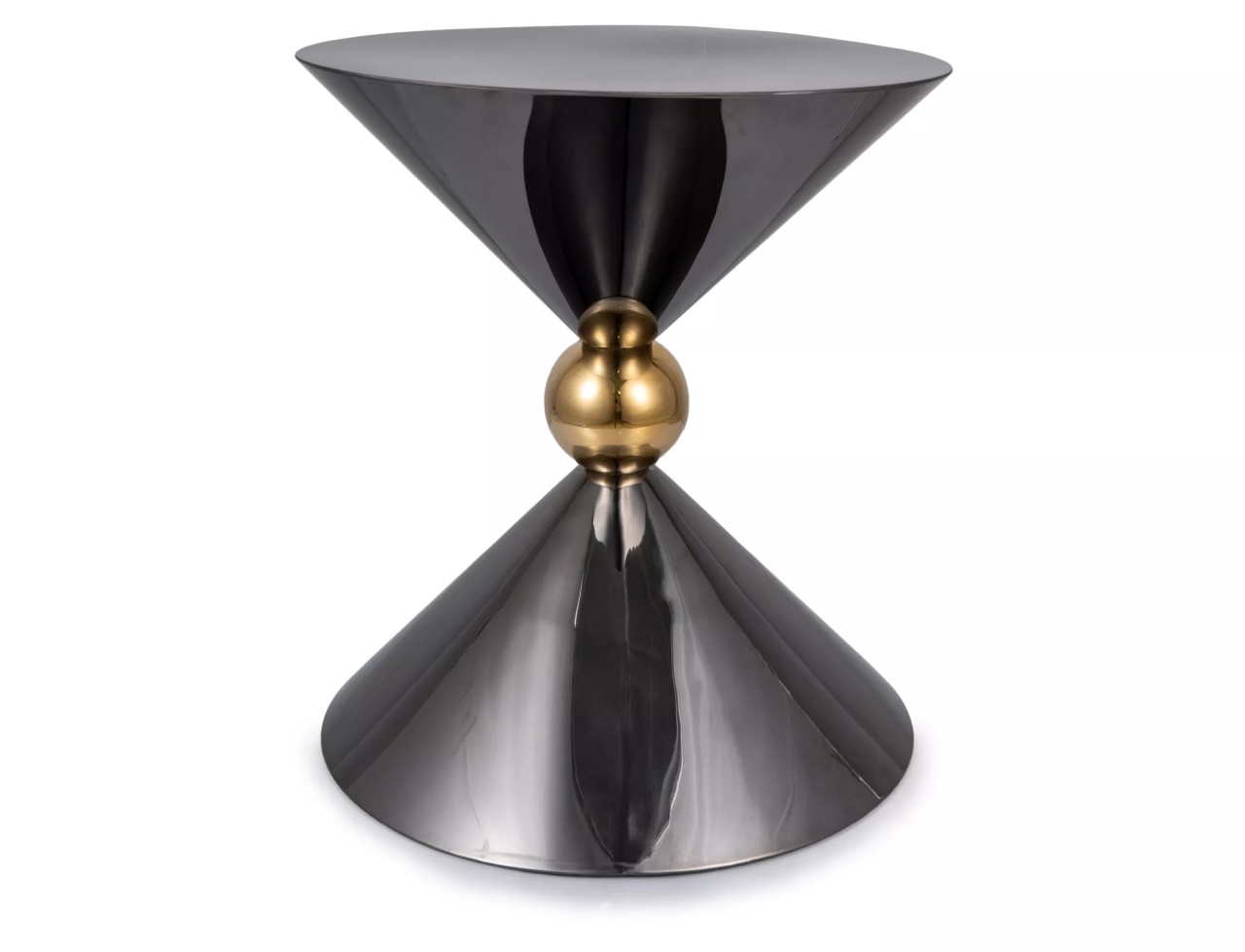 Masuta de cafea Mira neagra ø50/h56 cm