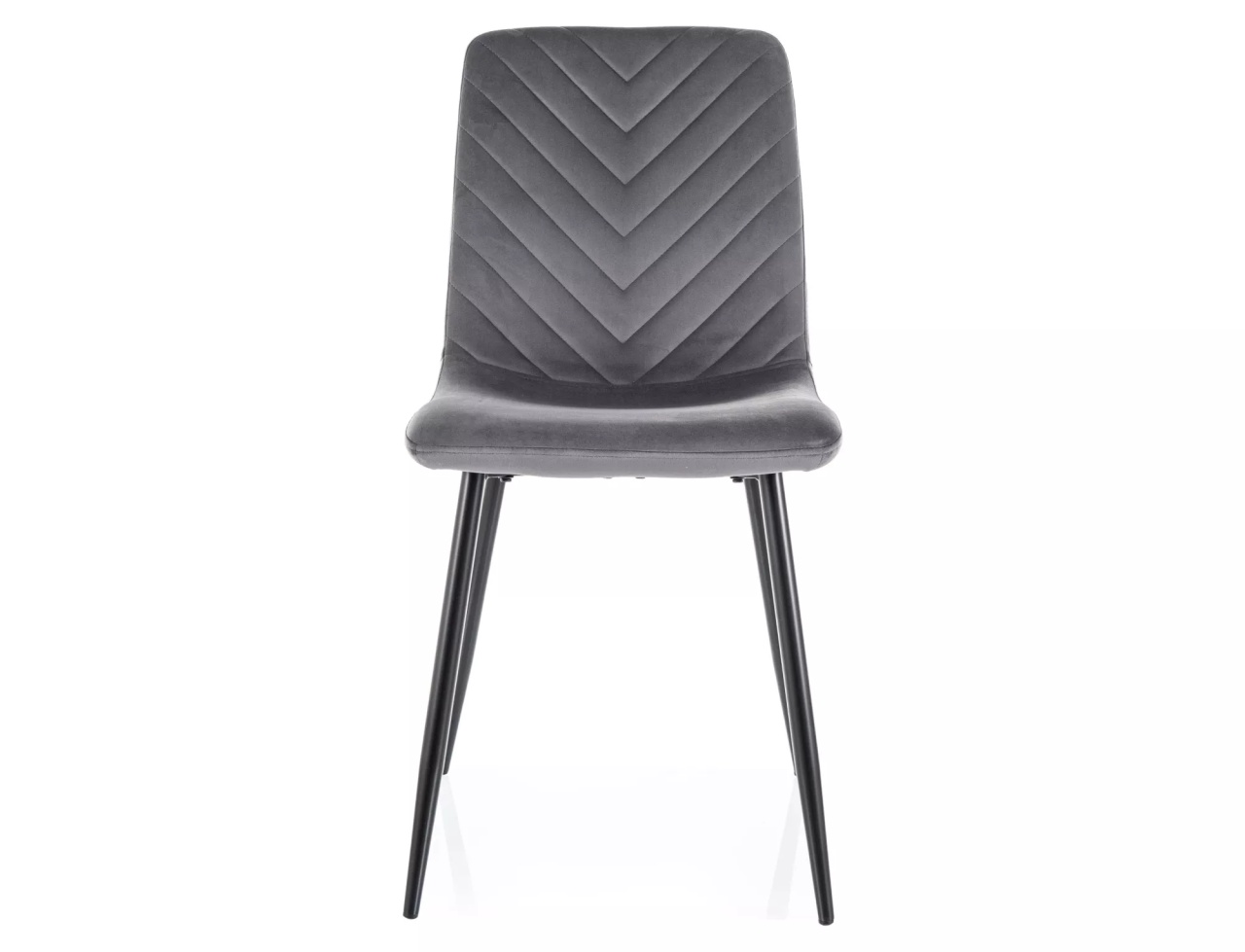 Scaun Daren velvet gri/negru Blu14 - 2 | YEO