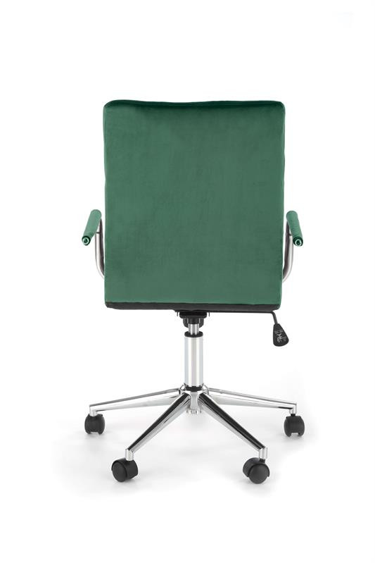 Scaun de birou Gonzo 4 Velvet Verde – H105 cm - 3 | YEO