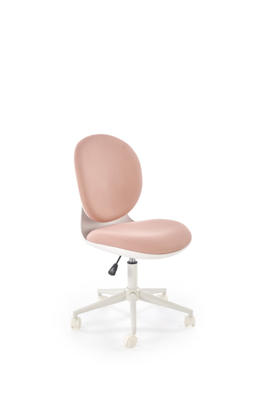 Scaun de birou Orion 2 roz deschis/alb H99 cm