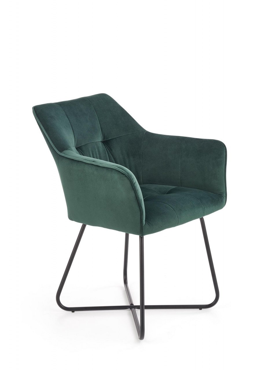 Scaun K377 velvet verde