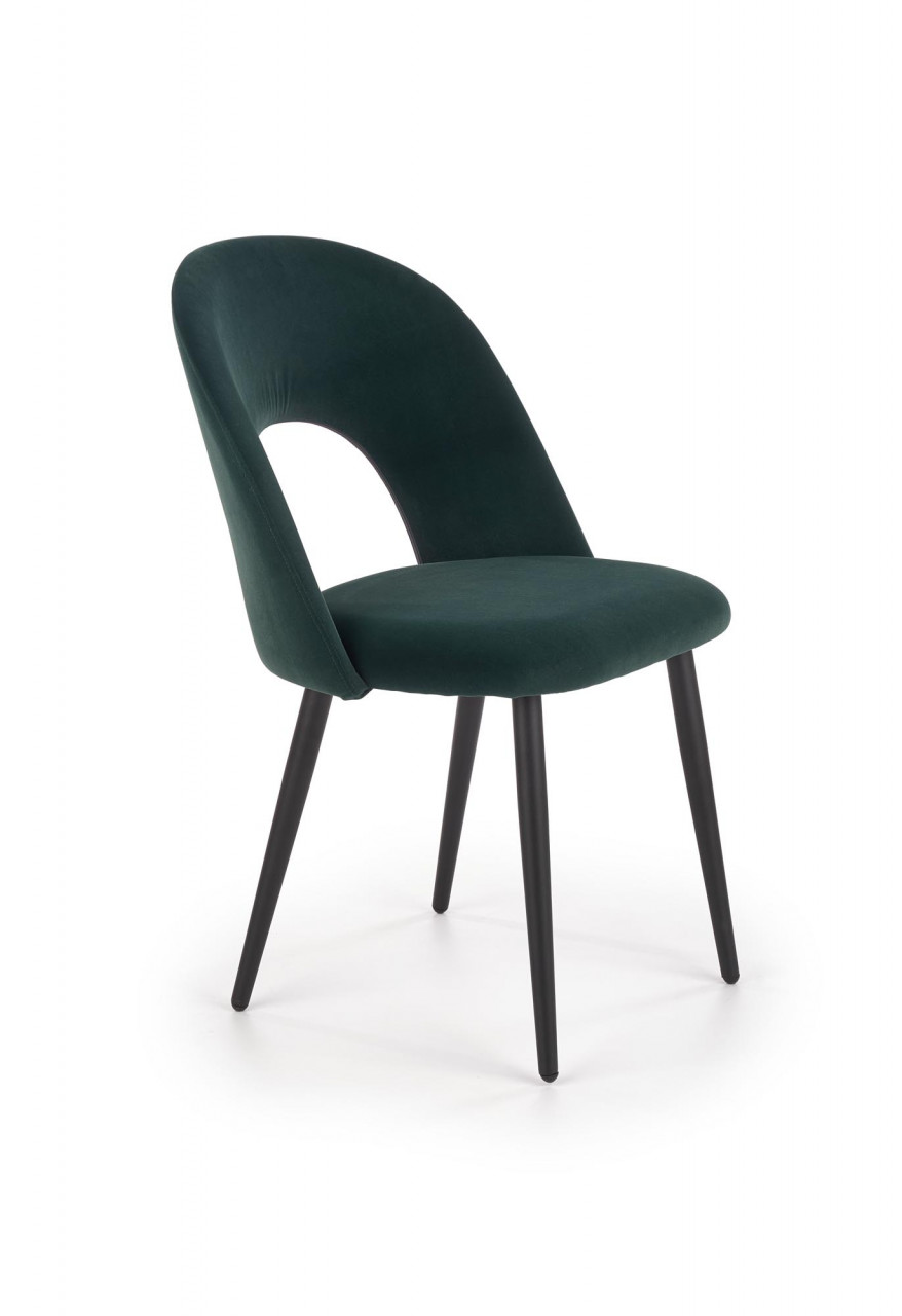 Scaun K384 velvet verde