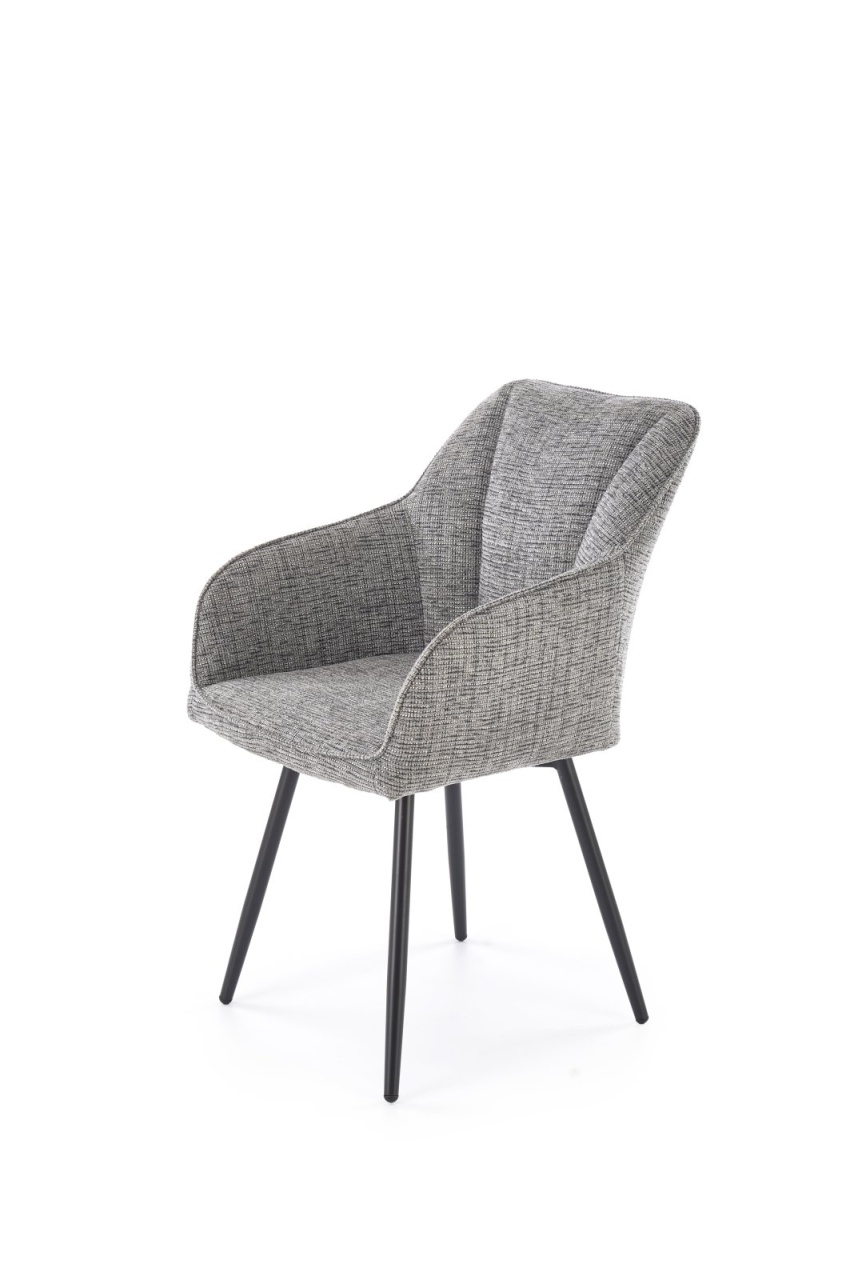 Scaun K576 stofa gri H85 cm
