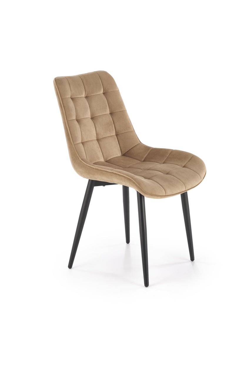 Scaun K580 velvet bej H85 cm
