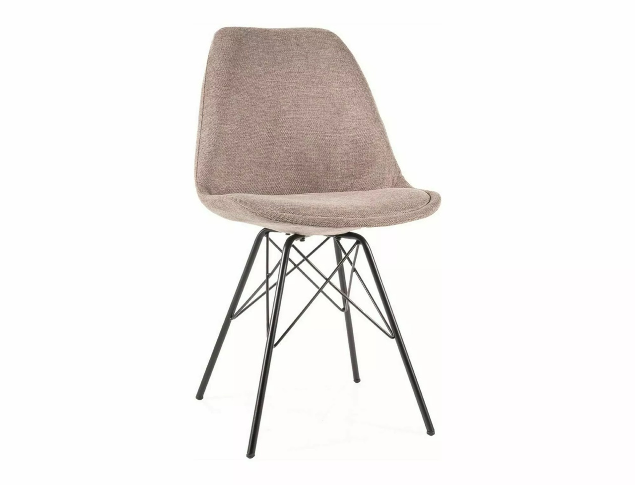 Scaun Ken bej/negru Brego34