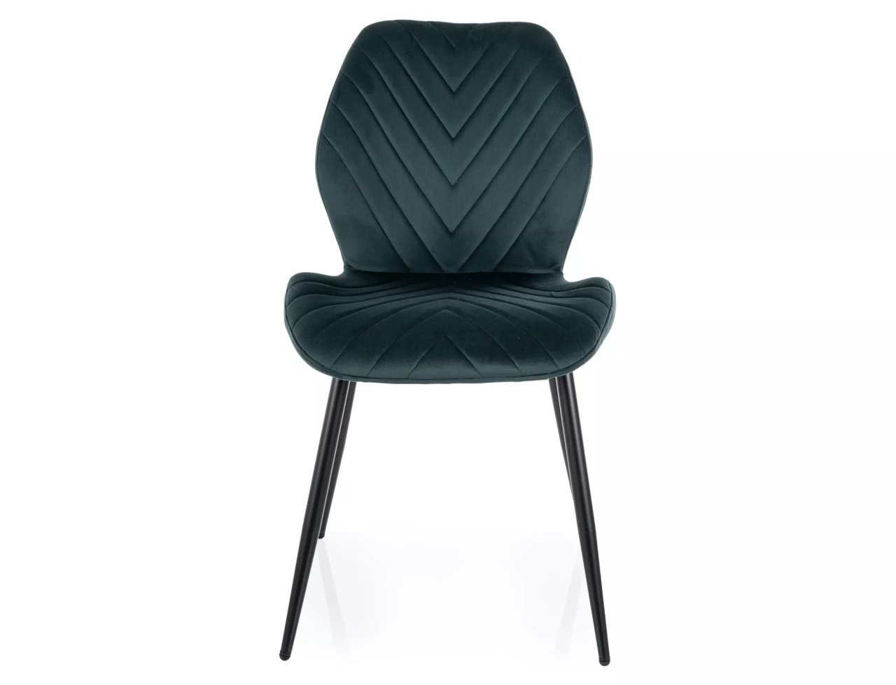 Scaun Mike velvet verde/negru Blu78 - 2 | YEO