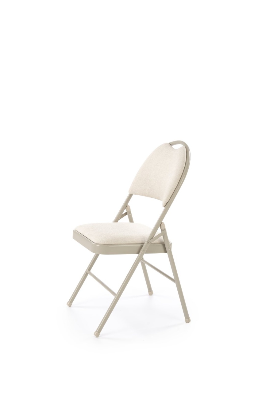 Scaun pliabil K566 bej H86 cm