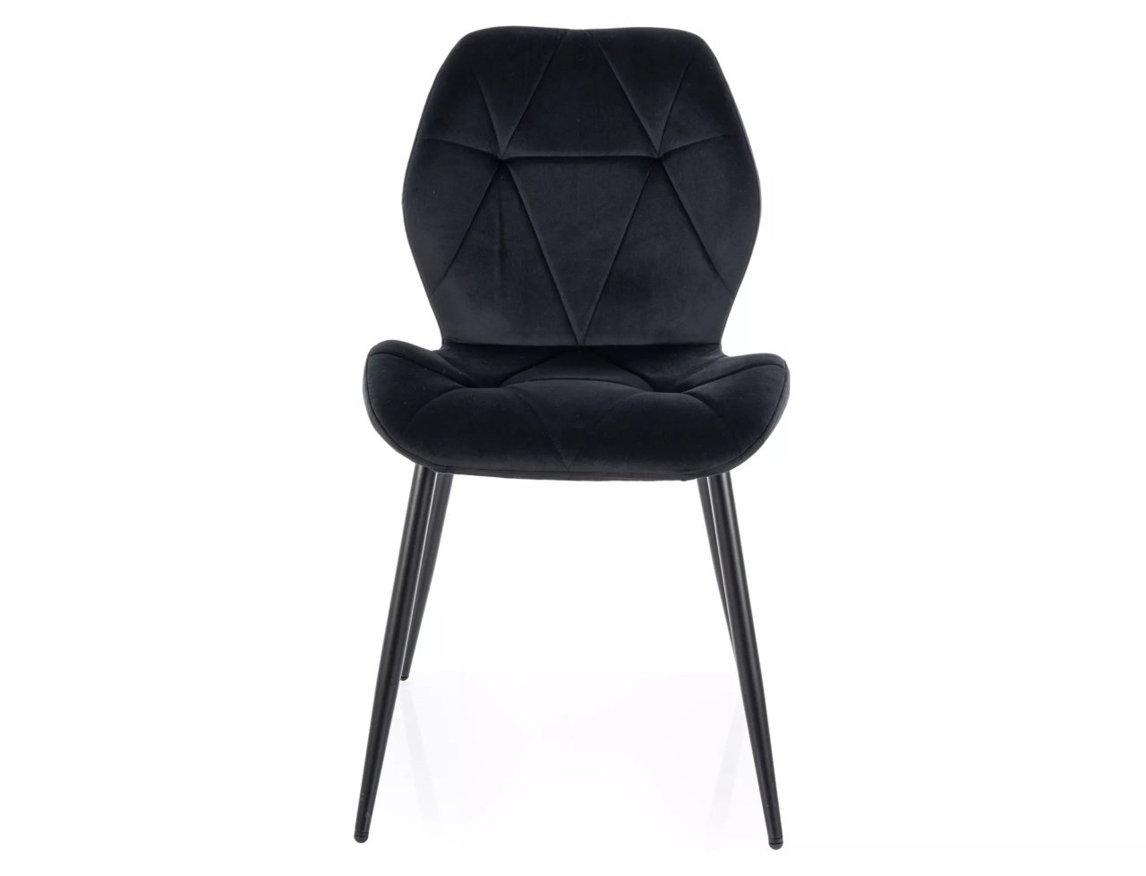 Scaun Rick velvet negru/negru Blu19 - 2 | YEO