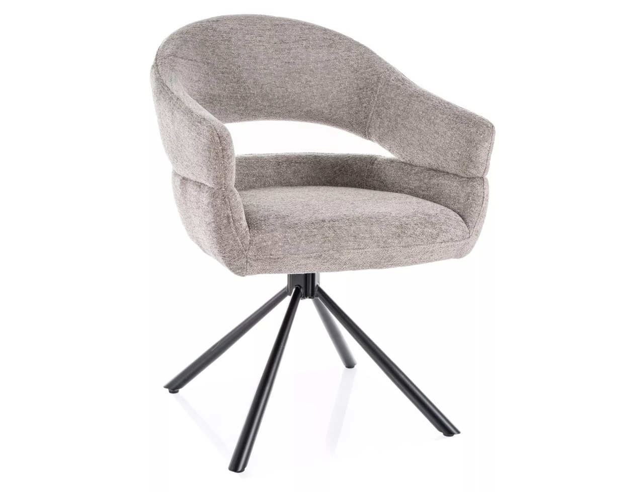 Scaun rotativ Borgo gri/negru Raven07