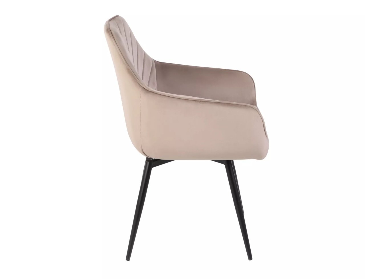 Scaun rotativ Servio velvet bej inchis/negru Blu40 - 4 | YEO